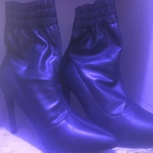 Black ankle booties